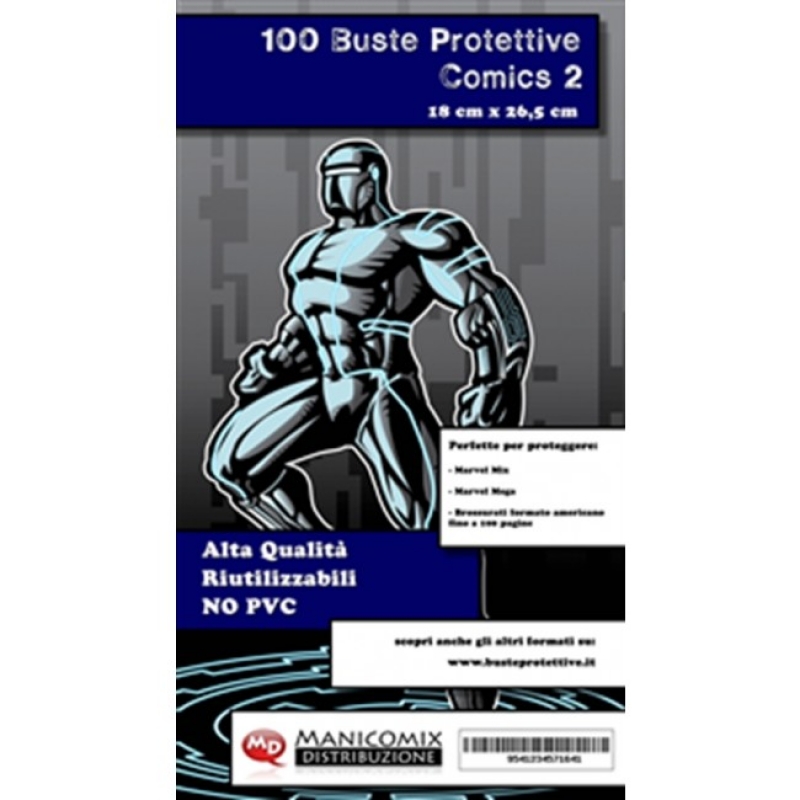 100 BUSTE PROTETTIVE COMICS 2