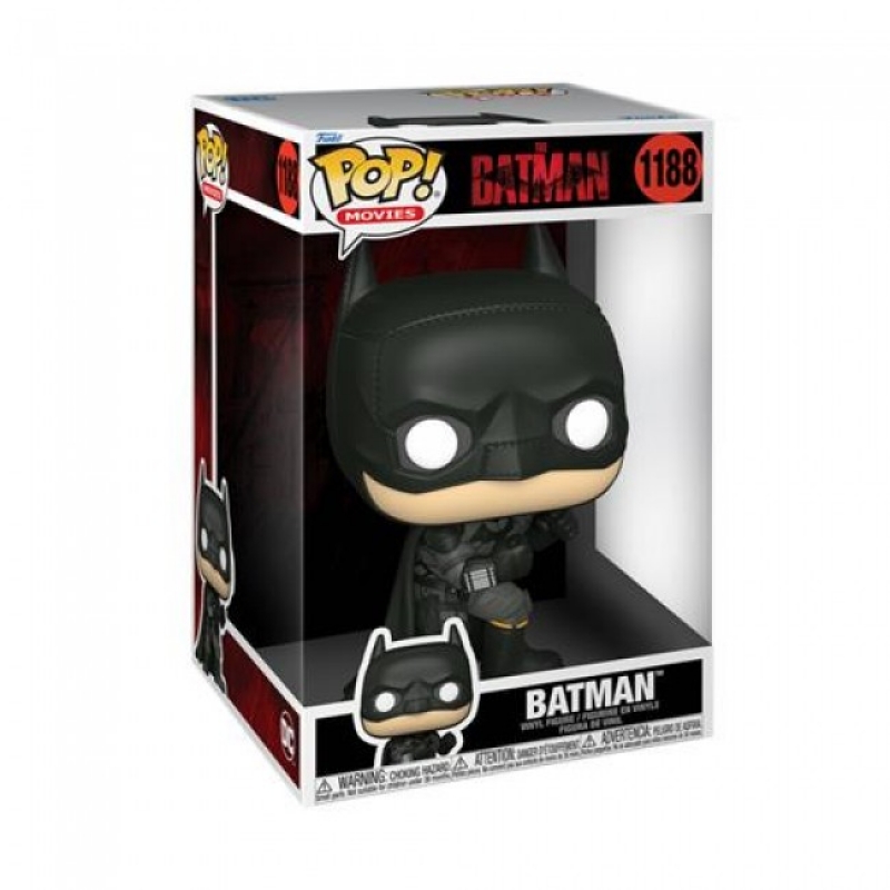 DC COMICS: THE BATMAN - POP FUNKO JUMBO VINYL FIGURE 1188 - BATMAN (25CM)