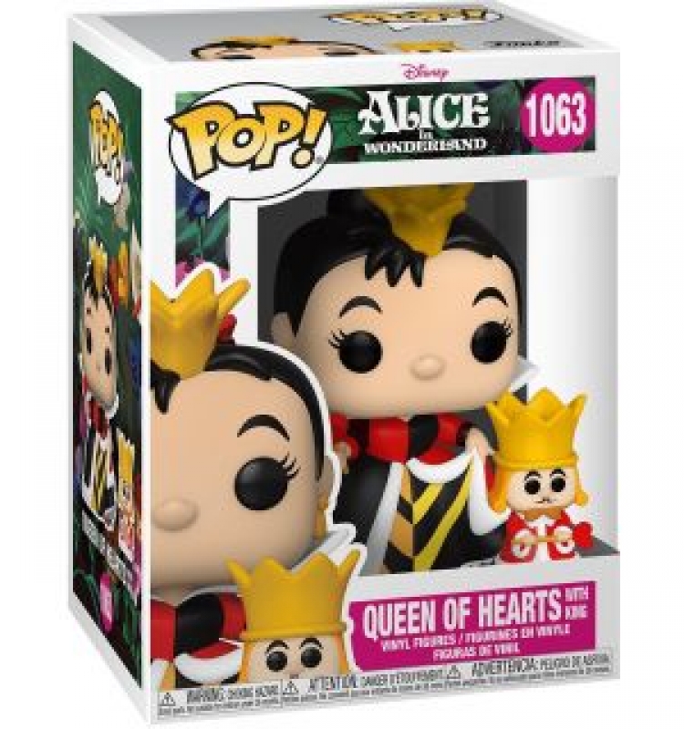 ALICE: 70TH ANNIVERSARY - POP FUNKO FIGURE 1063 - QUEEN OF HEARTS with KING