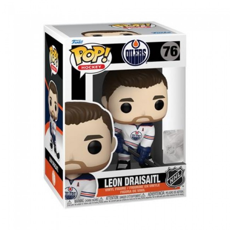 NHL - POP FUNKO VINYL FIGURE 76 LEON DRAISAITL (ROAD UNIFORM) 