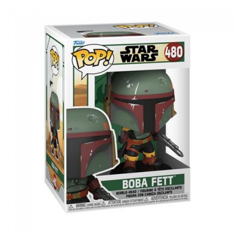 STAR WARS: THE BOOK OF BOBA FETT - POP FUNKO VINYL FIGURE 480 - BOBA FETT