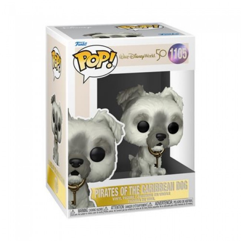 DISNEY: 50TH ANNIVERSARY - PIRATES OF THE CARIBBEAN - POP FUNKO VINYL FIGURE 1105 DOG WITH KEYS