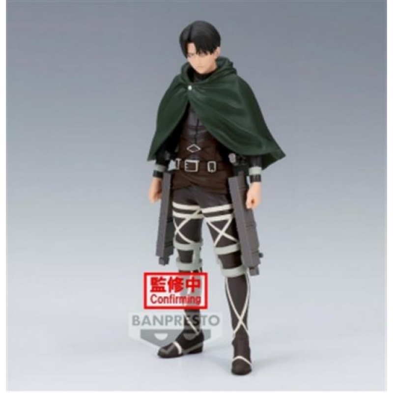 ATTACCO DEI GIGANTI STATUA - ATTACK ON TITAN - LEVI 