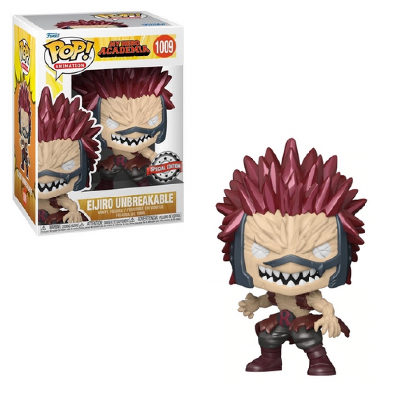 MY HERO ACADEMIA - POP FUNKO VINYL FIGURE 1009 EIJIRO UNBREAKABLE (METALLIC SPECIAL EDITION)