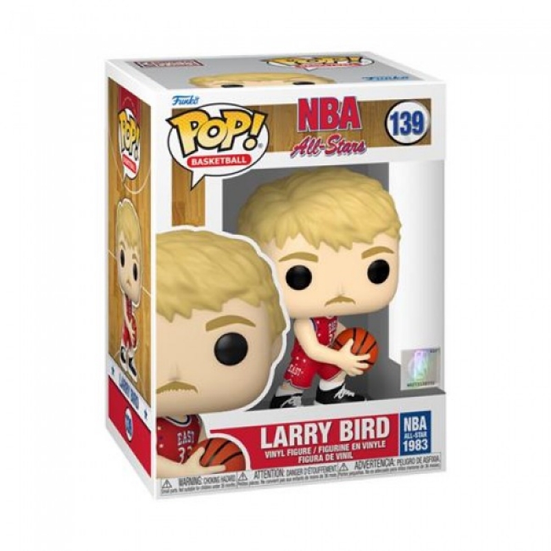 NBA - POP FUNKO FIGURE 139 LARRY BIRD (RED ALL STAR UNIFORM 1983)