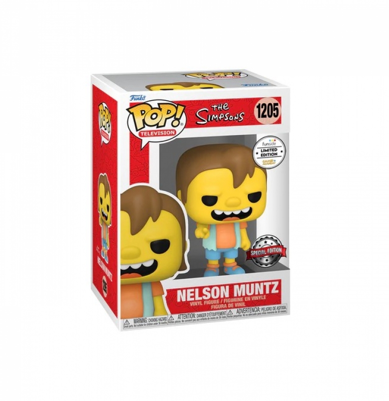 THE SIMPSON - POP FUNKO VINYL FIGURE 1205 NELSON (GAMES ACADEMY EXCLUSIVE)
