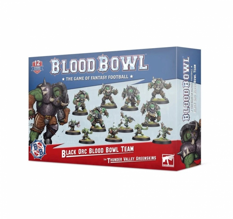 BLOOD BOWL BLACK ORC TEAM Thunder Valley Greenskins