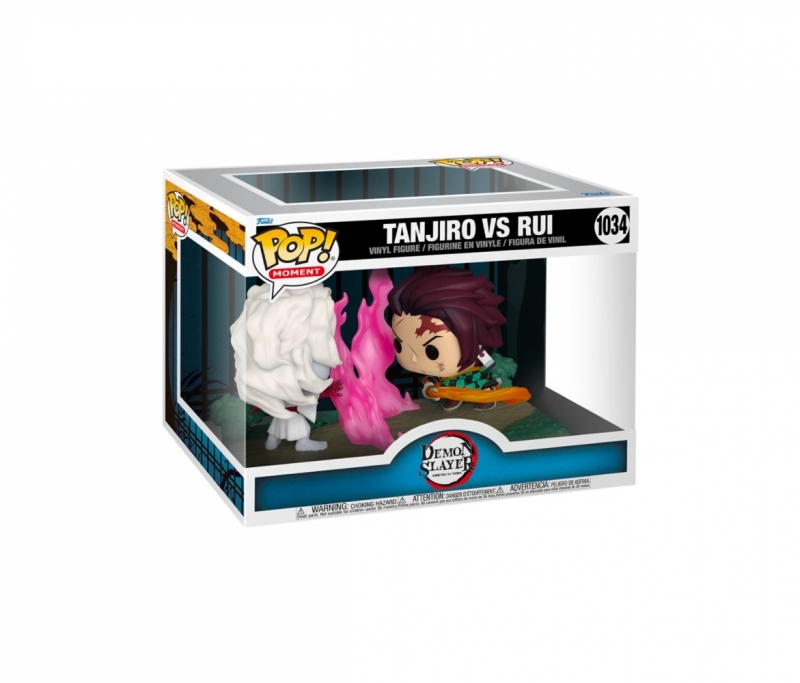 DEMON SLAYER - POP FUNKO VINYL FIGURE MOMENT 1034 TANJIRO VS RUI