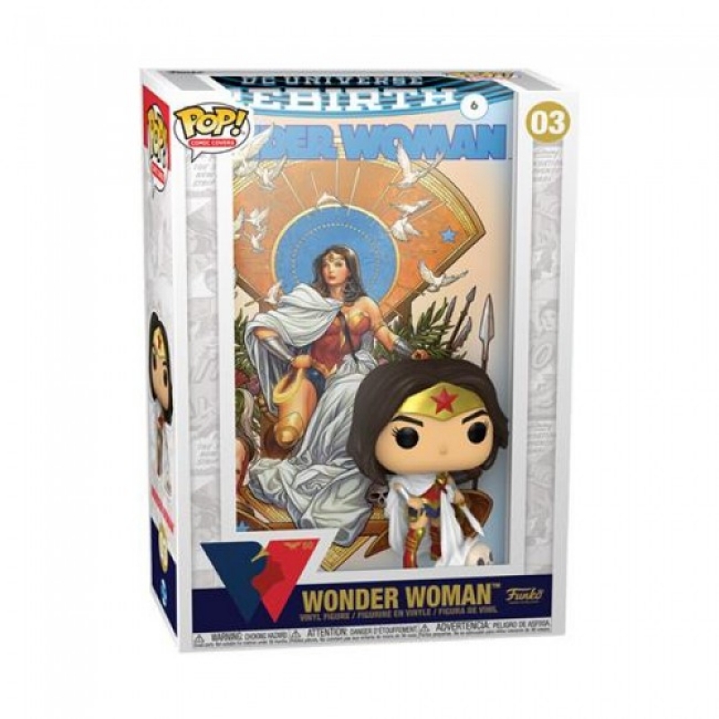 WONDER WOMAN: 80TH ANNIVERSARY - POP FUNKO COVER 03 REBIRTH ON THRONE