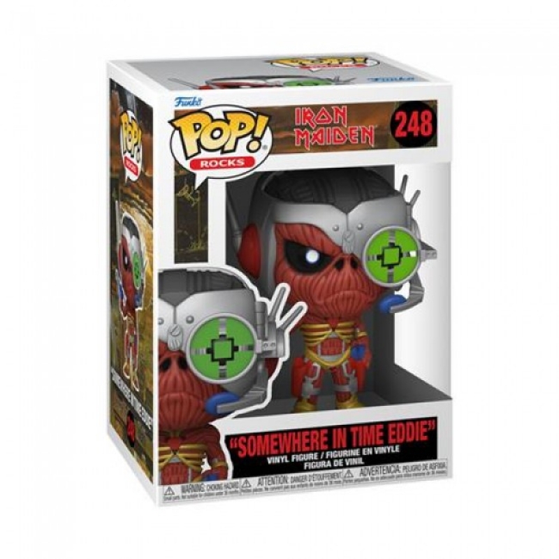 ROCKS - IRON MAIDEN - POP FUNKO FIGURE 248 EDDIE  (SOMEWHERE IN TIME)