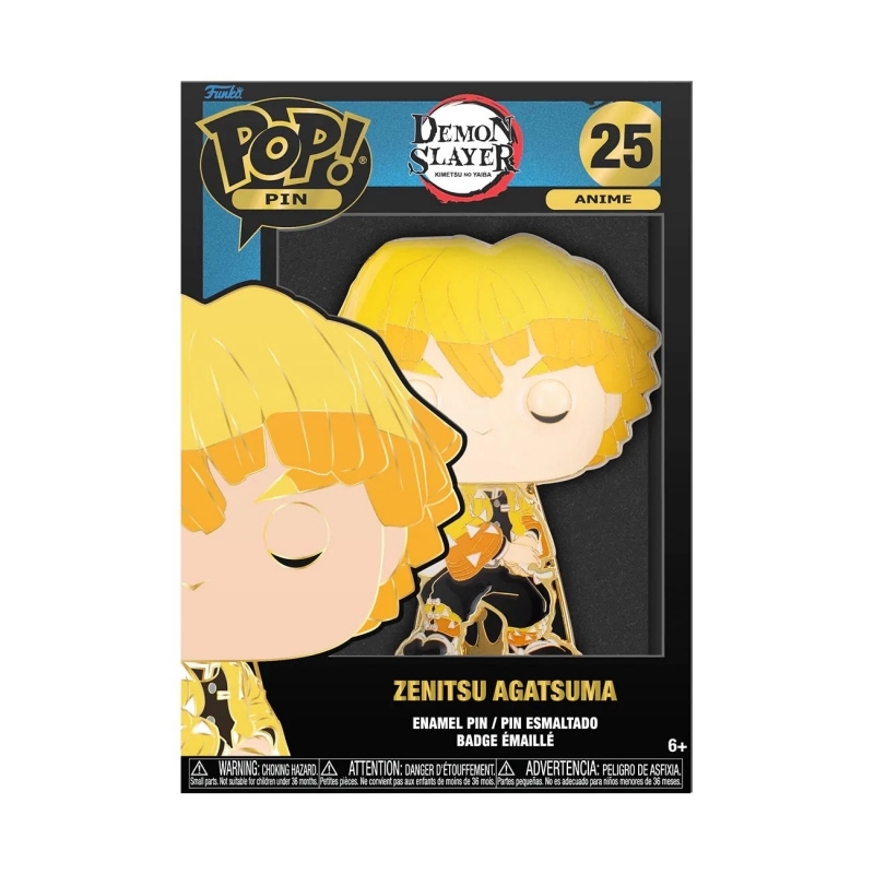 DEMON SLAYER - POP LARGE PIN ENAMEL - 25 ZENITSU AGATSUMA