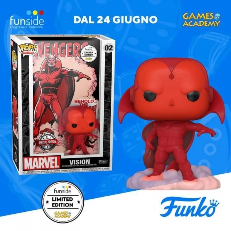 MARVEL: COVER ART - POP FUNKO VINYL FIGURE 02 VISION (GA EXCL)