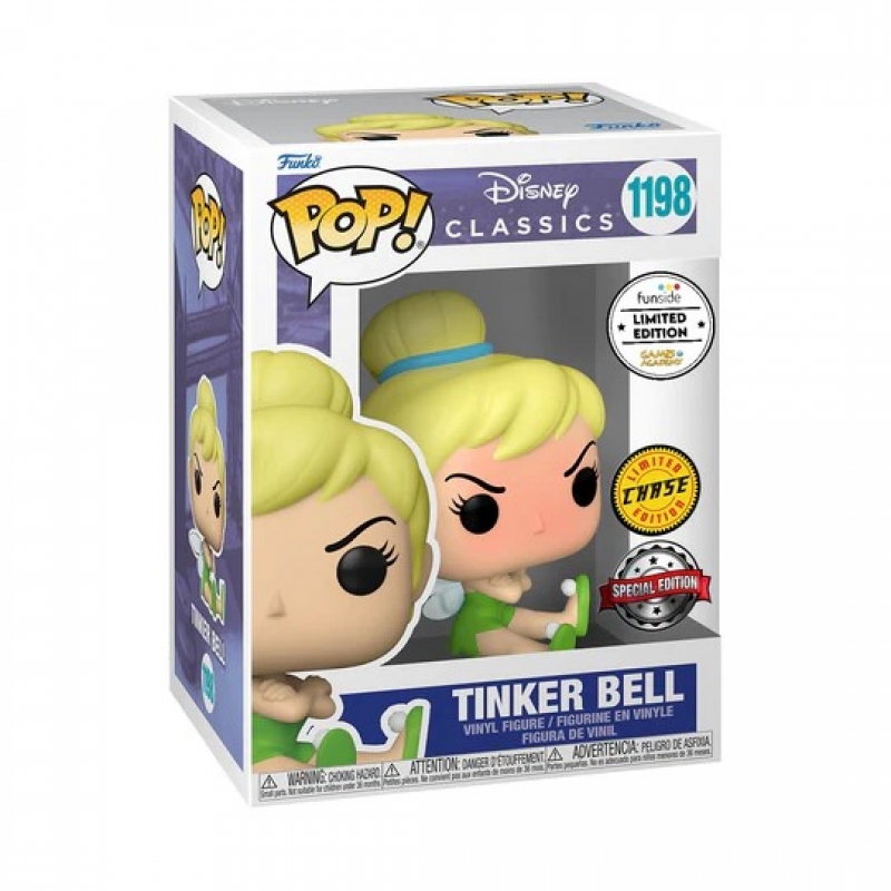 DISNEY: PETER PAN - POP FUNKO VINYL FIGURE 1198 GRUMPY TINKERBELL - CHASE (GA EXCL)