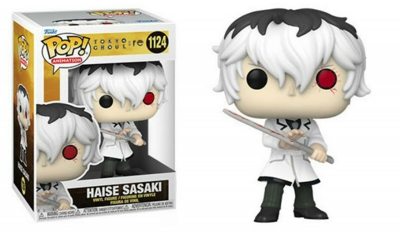 TOKYO GHOUL: RE - POP FUNKO VINYL FIGURE 1124 HAISE SASAKI IN WHITE OUTFIT