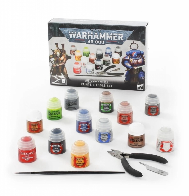 Warhammer 40,000: Set Colori + Attrezzi