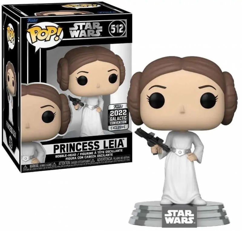 STAR WARS - POP FUNKO VINYL FIGURE 512 PRINCESS LEIA (GC22 EXCL)