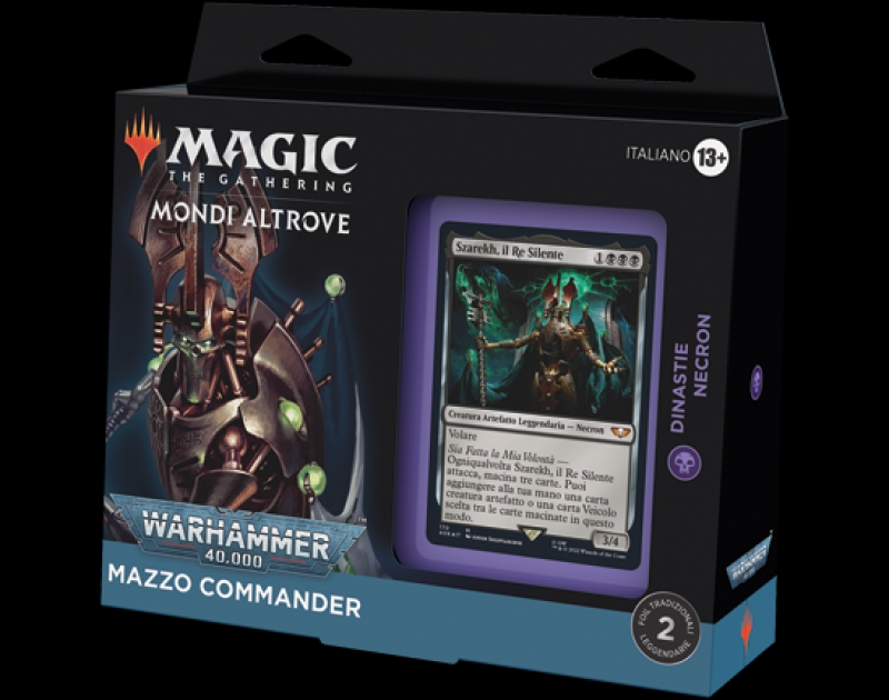 Magic Commander Deck Mondi Altrove Warhammer 40.000 - Dinastie Necron