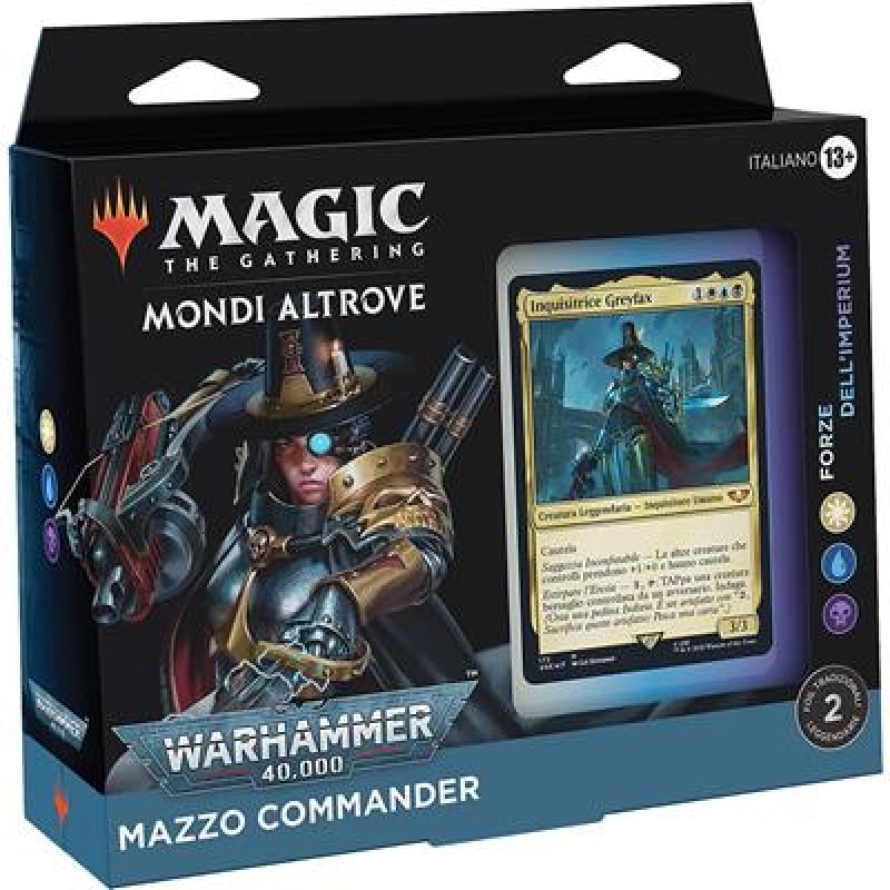 Magic Commander Deck Mondi Altrove Warhammer 40.000 - Forze dell'Imperium
