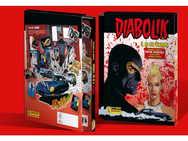 DIABOLIK IL RE DEL TERRORE COFANETTO CLERVILLE -  ALBUM CARTONATO CON COPERTINA VARIANT