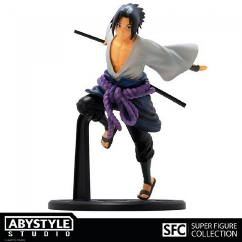  NARUTO - SUPER FIGURE COLLECTION - SASUKE STATUA 17CM