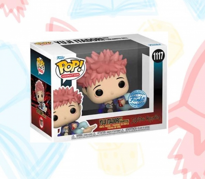 JUJUTSU KAISEN - POP FUNKO FIGURE 1117 ITADORI WITH TSUKAMOTO DOLL