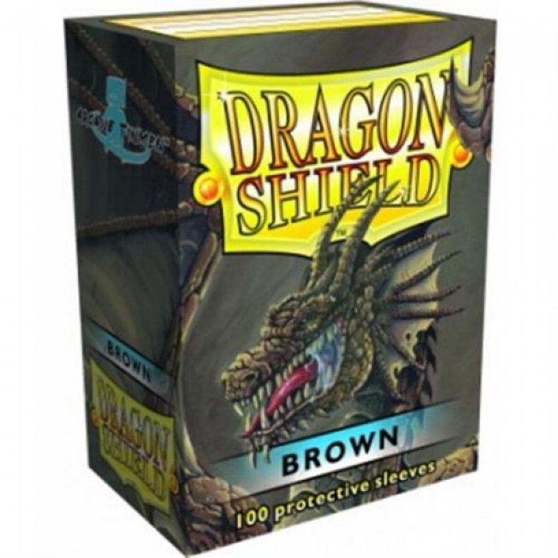 100 BUSTINE DRAGON SHIELD - BROWN CLASSIC