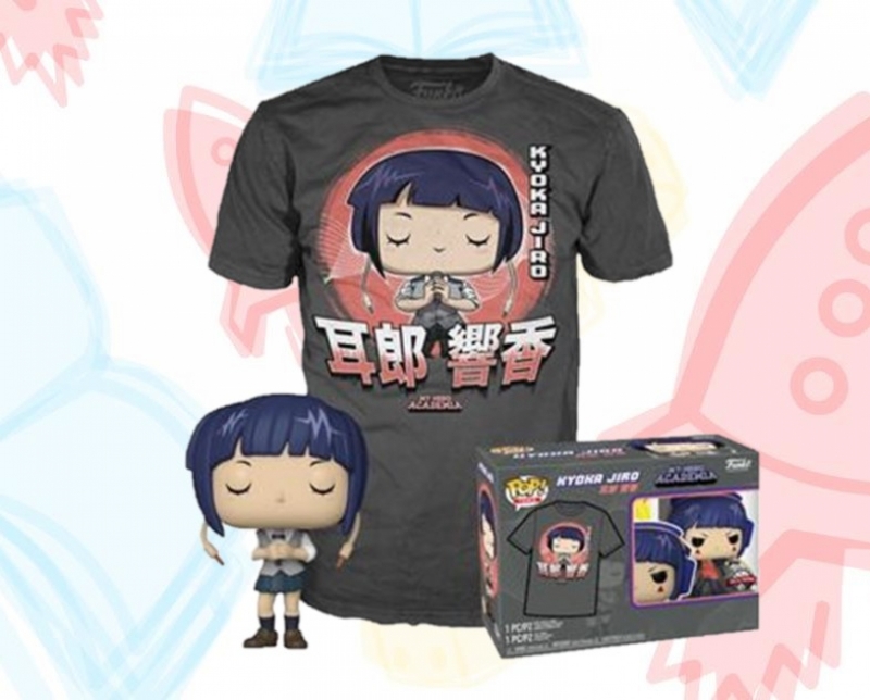 MY HERO ACADEMIA - POP FUNKO & TEE BOX - JIROU With MIC + T-SHIRT XL