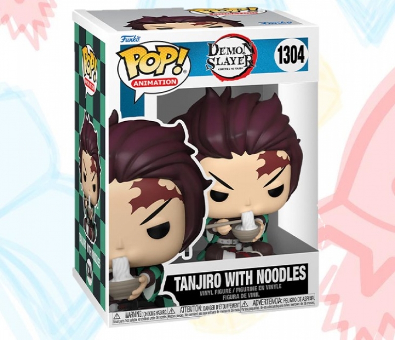 DEMON SLAYER - POP FUNKO VINYL FIGURE 1304 TANJIRO e NOODLES