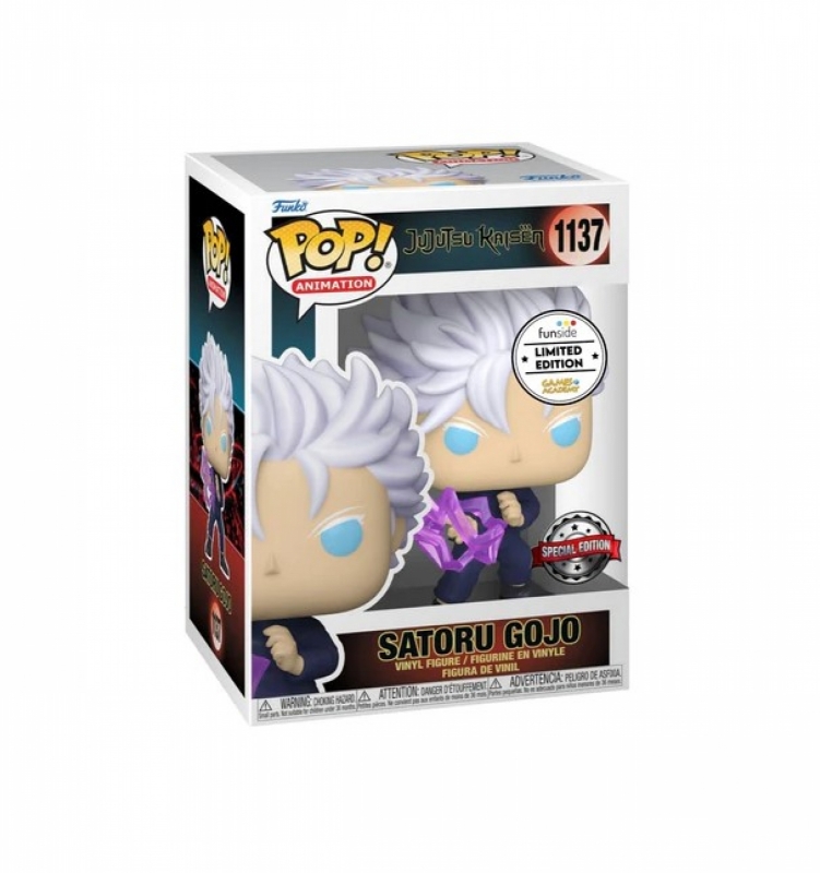 JUJUTSU KAISEN - POP FUNKO FIGURE 1137 SATORU GOJO (HOLLOW PU) GA EXCLUSIVE