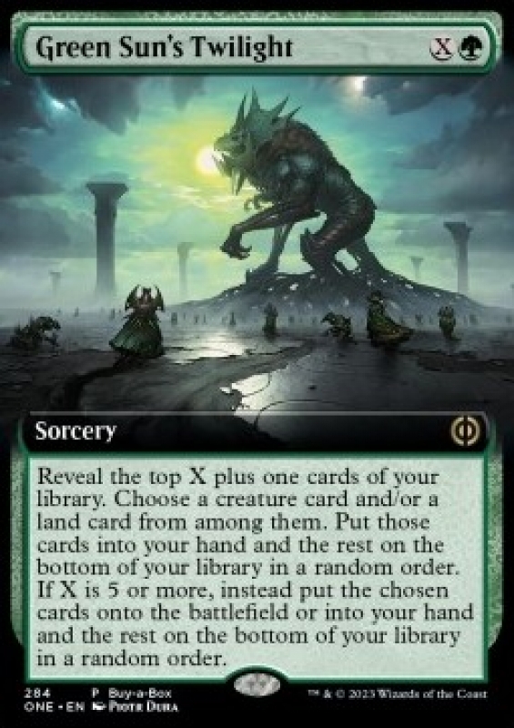 CREPUSCOLO DEL SOLE VERDE -  BaB Promo Foil (TOKEN: GOBLIN) 