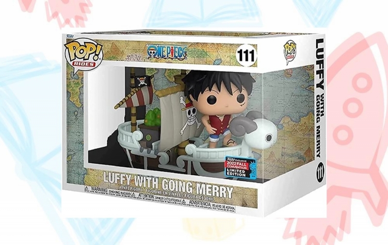 ONE PIECE - POP FUNKO RIDE SUPER DELUXE 111 LUFFY With GOING MERRY