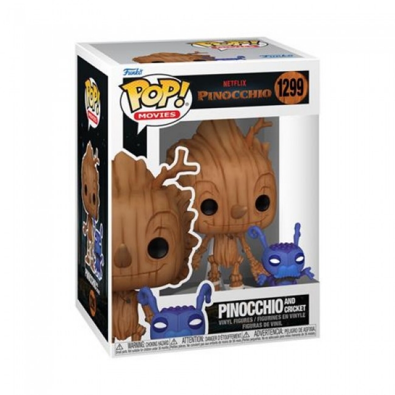 PINOCCHIO - POP & BUDDY FUNKO VINYL FIGURE 1299 PINOCCHIO & CRICKET 