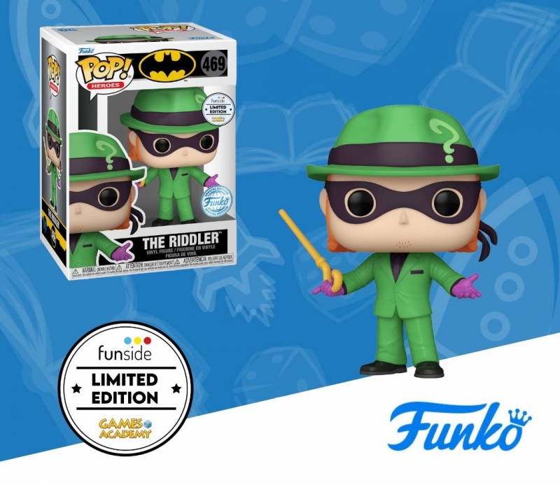 DC COMICS - POP FUNKO VINYL FIGURE 469 RIDDLER (ARKHAMVERSE) GA EXCLUSIVE