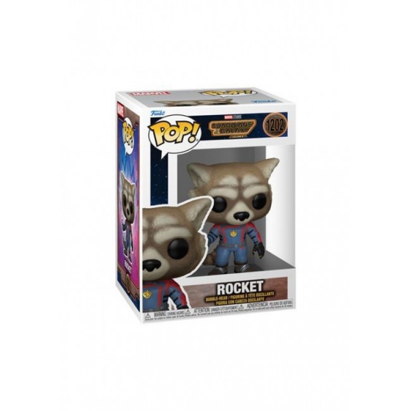 MARVEL: GUARDIANS OF THE GALAXY 3 - POP FUNKO VINYL FIGURE 1202 ROCKET