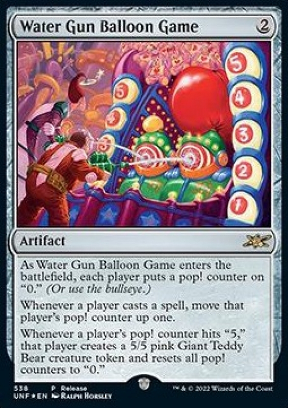 SET 4x Water Gun Balloon Game - Promo Release (TOKEN: GOBLIN )