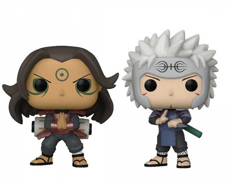 NARUTO SHIPPUDEN - POP FUNKO VINYL FIGURE 2-PACK HASHIRAMA & TOBIRAMA GA EXCLUSIVE