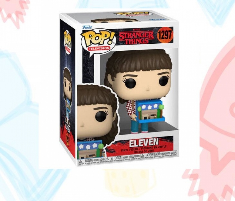 STRANGER THINGS: S4 - POP FUNKO VINYL FIGURE 1297 ELEVEN WITH DIORAMA