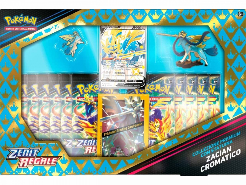 POKEMON - COLLEZIONE PREMIUM STATUINA ZACIAN ZENIT REGALE