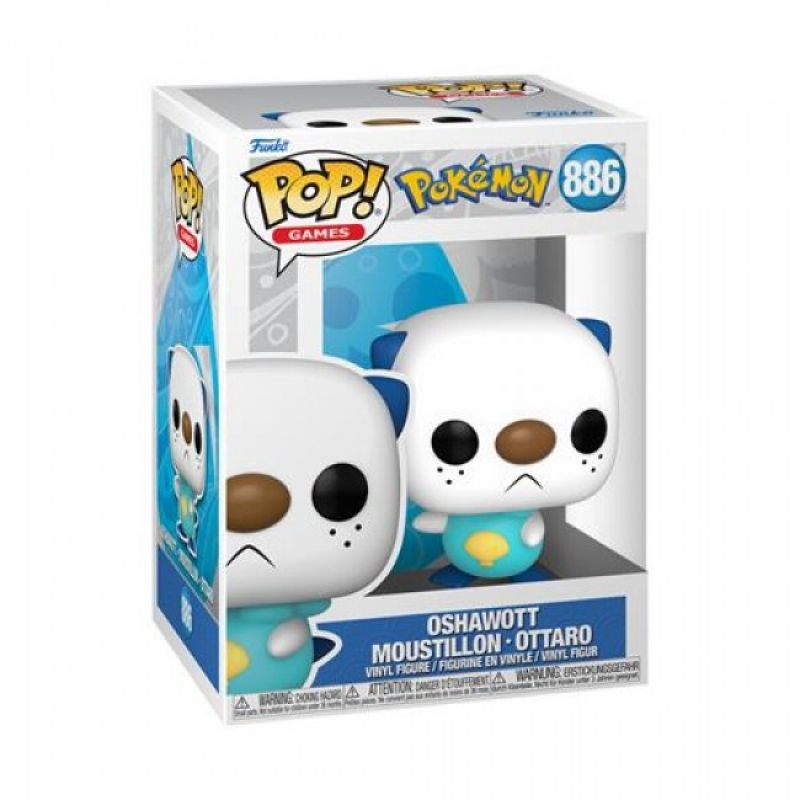 POKEMON - POP FUNKO VINYL FIGURE 886 OSHAWOTT 