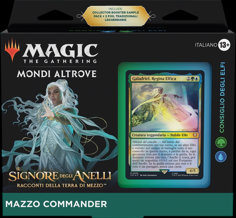 COMMANDER DECK - THE LORD OF THE RINGS: TALES OF MIDDLE-EARTH - Consiglio degli Elfi (blu-verde)