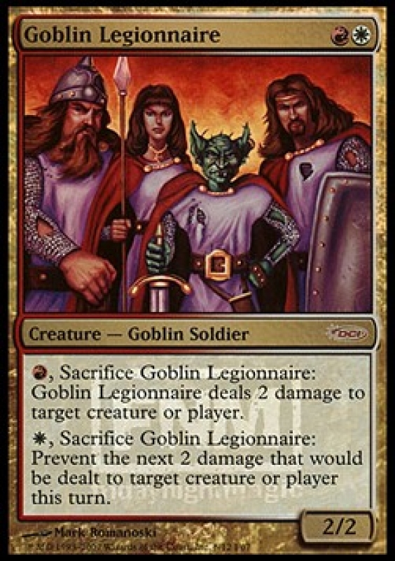 Goblin Legionnaire - FNM Promo version (TOKEN: GOBLIN )