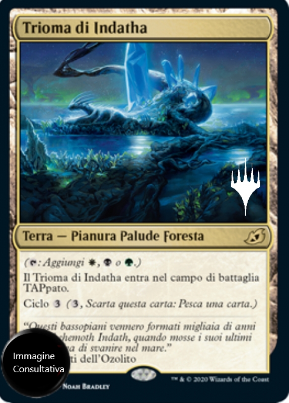 Trioma di Indatha(V.1) - Ikoria: Terra dei Behemoth Promos - Italiano (Indatha Triome) 