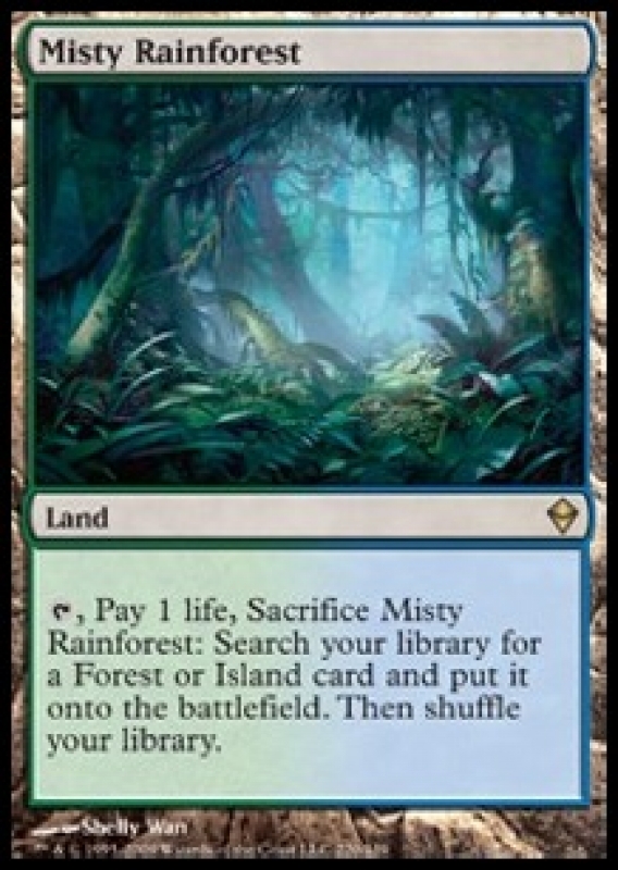 Misty Rainforest - Zendikar - Inglese (Foresta Pluviale Nebbiosa) 