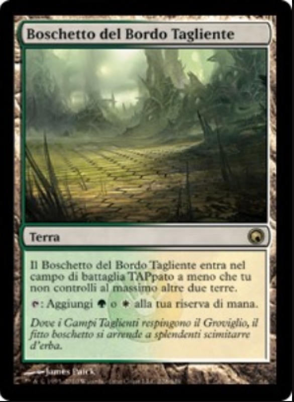 Boschetto del Bordo Tagliente - Cicatrici di Mirrodin - Italiano (Razorverge Thicket)