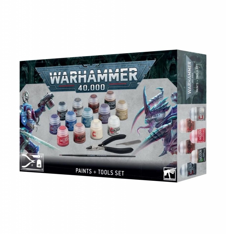 Warhammer 40,000  SET COLORI E ATTREZZI 