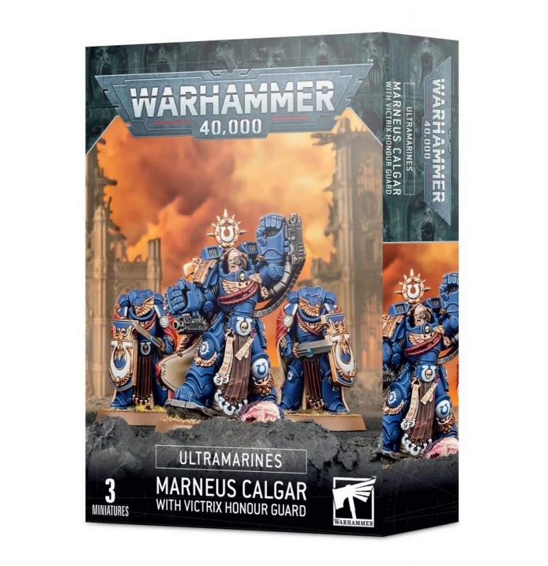 55-21 - ULTRAMARINE MARNEUS CALGAR CON GUARDIA D'ONORE VICTRIX