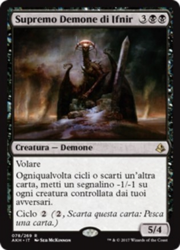 Supremo Demone di Ifnir - Amonkhet  - Inglese (Archfiend of Ifnir )