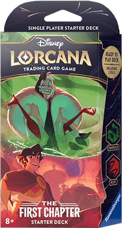 LORCANA TCG - STARTER DECK The First Chapter -  CRUDELIA DE MON & ALADDIN (ENG)