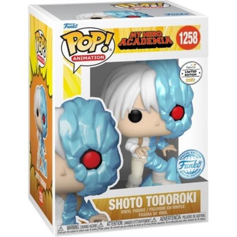 MY HERO ACADEMIA - POP FUNKO VINYL FIGURE 1258 ICE TODOROKI (GW) GA EXCL