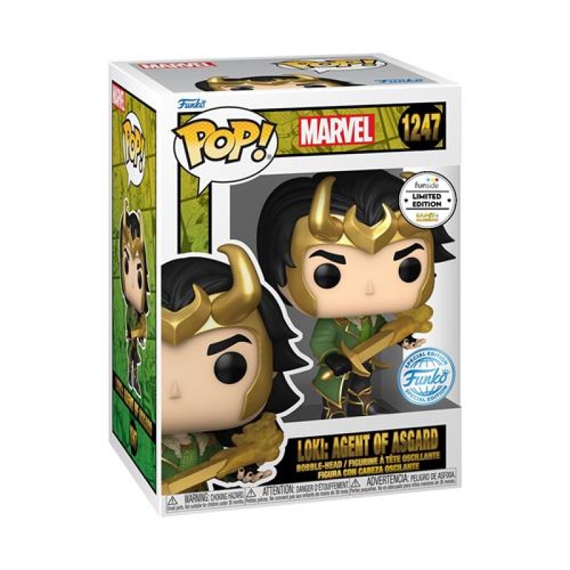 MARVEL - POP FUNKO VINYL FIGURE 1247 LOKI: AGENT OF ASGARD GA EXCL